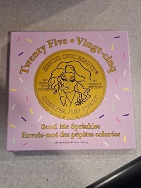 Kimchi Chic Beauty Send Me Sprinkles Eyeshadow Palette - Pink with Gold Accents
